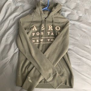 Zip sweater with hoodie